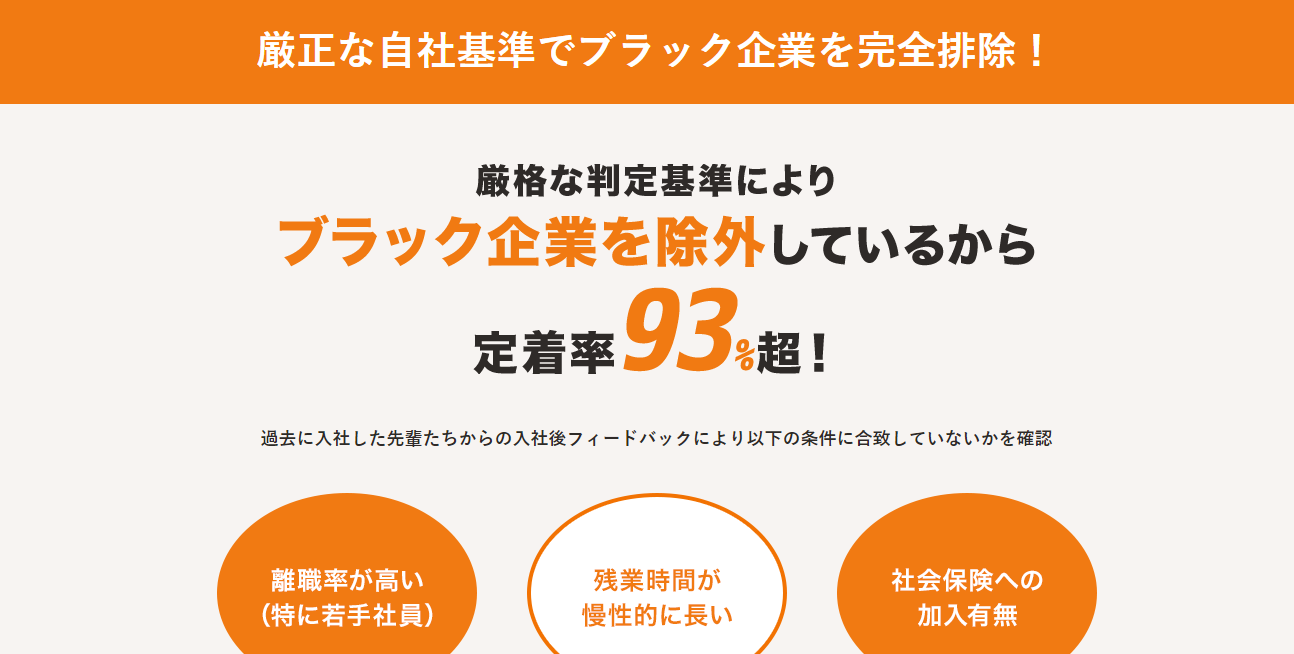 ウズキャリは、ブラック企業の徹底リサーチ＆排除